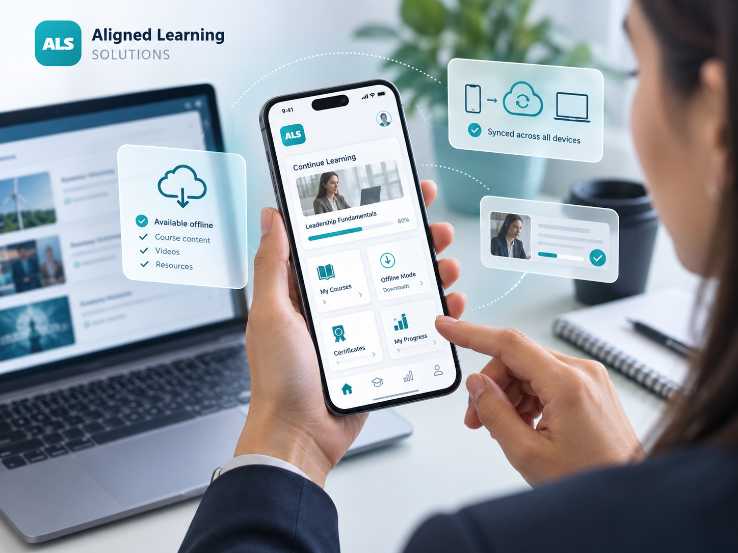 Learning delivered across desktop and mobile devices