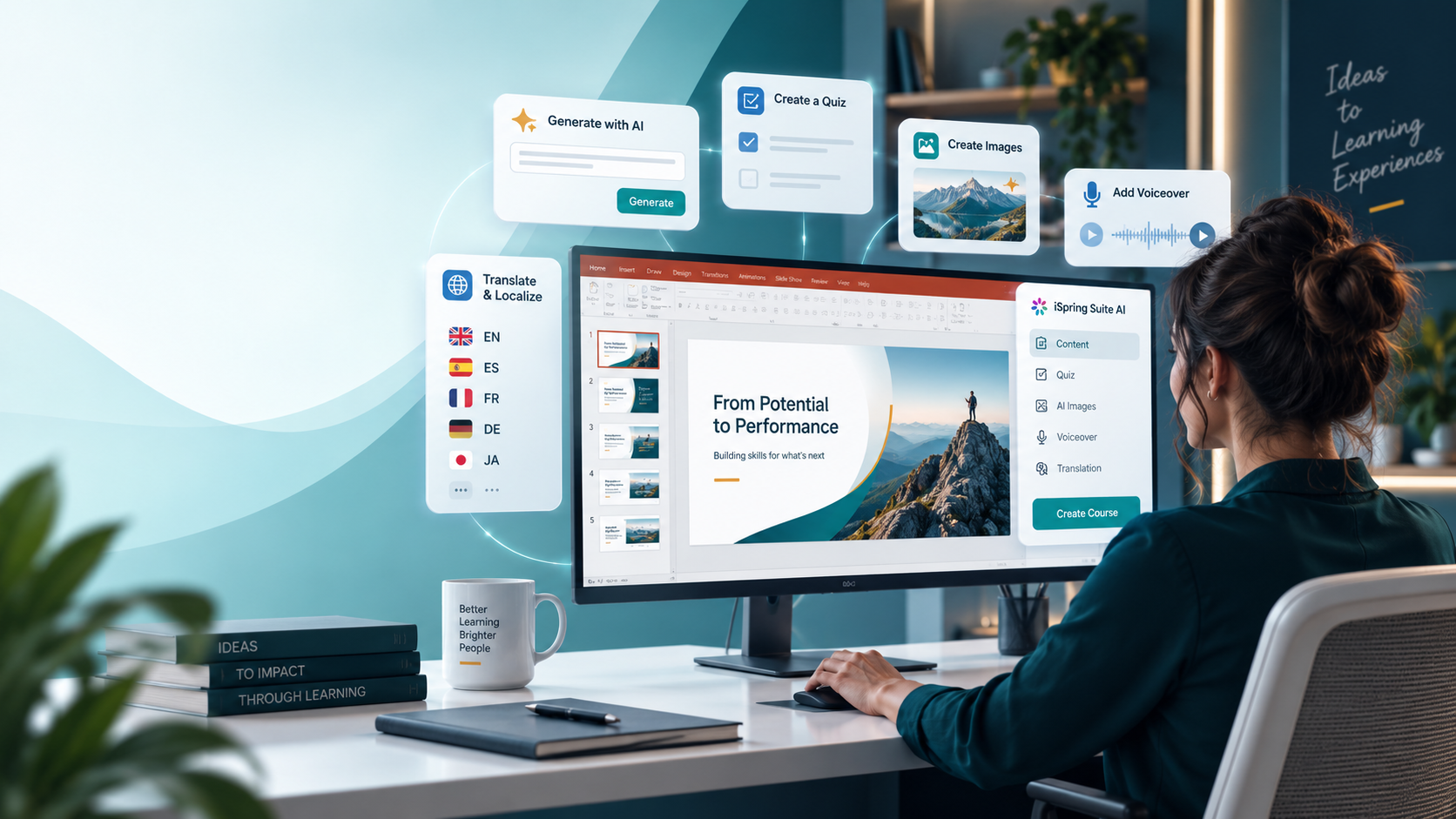 ALS supporting custom eLearning development
